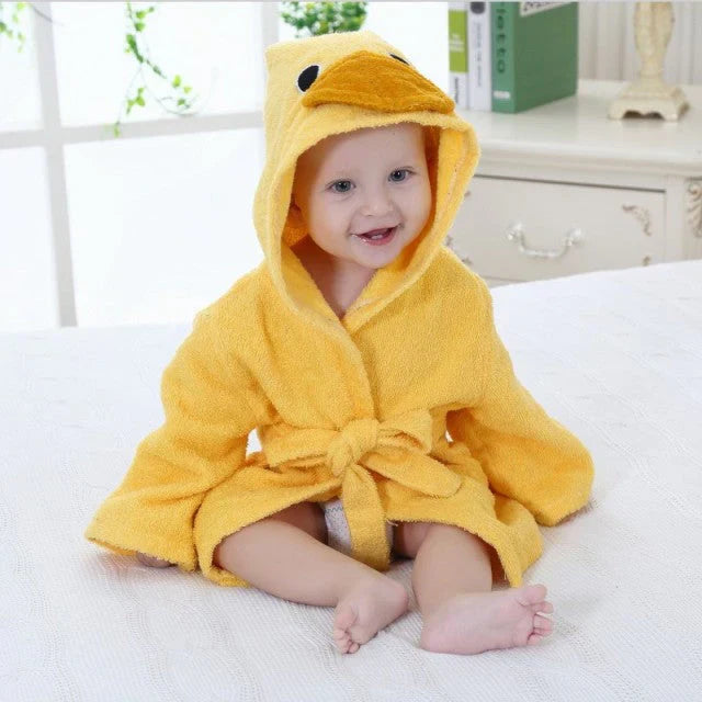 SnuggleWrap Babybadjas | Zacht, absorberend katoen voor baby's 0-6 – Heerlijk warm en knus na het bad 10