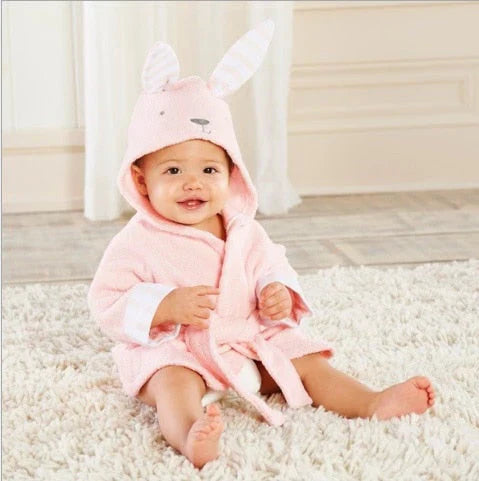 SnuggleWrap Babybadjas | Zacht, absorberend katoen voor baby's 0-6 – Heerlijk warm en knus na het bad 4