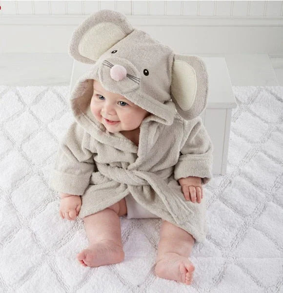 SnuggleWrap Babybadjas | Zacht, absorberend katoen voor baby's 0-6 – Heerlijk warm en knus na het bad 7