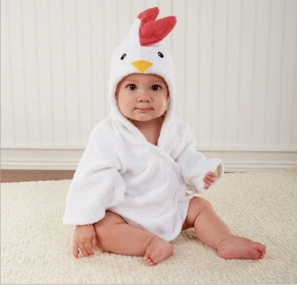 SnuggleWrap Babybadjas | Zacht, absorberend katoen voor baby's 0-6 – Heerlijk warm en knus na het bad 8
