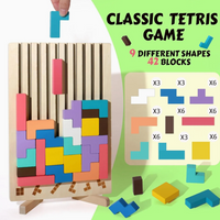 Thumbnail for TetriLogic Houten Puzzel | 42 Stukken, Kinderen 3+ – Stimuleer Creativiteit en Probleemoplossend Denken 3