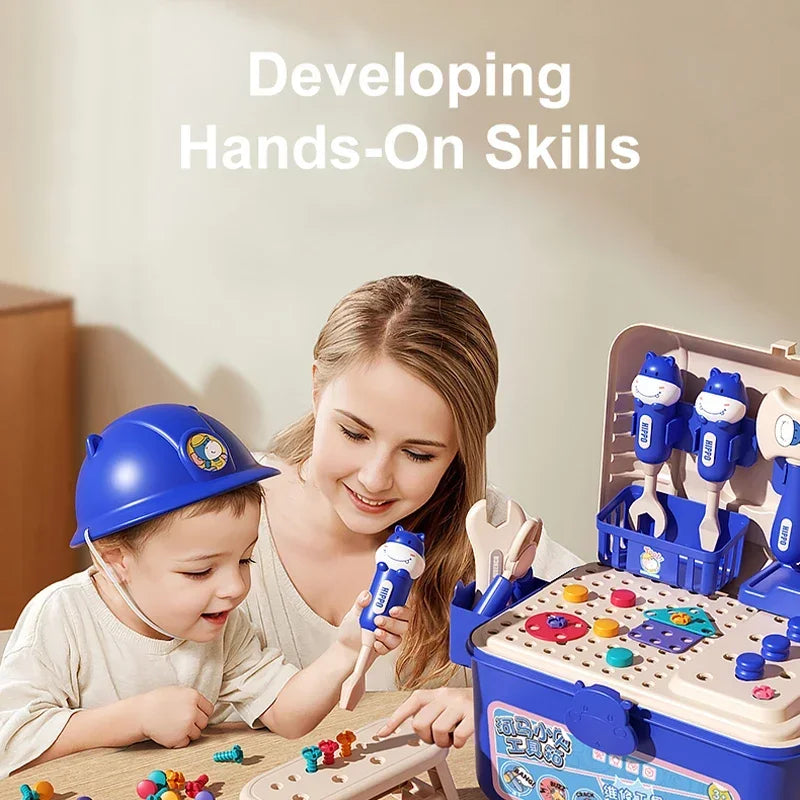 Tool Master Gereedschapskist | 3-in-1 Speelset voor Kinderen 3+ – Creativiteit en vaardigheden ontwikkelen 2
