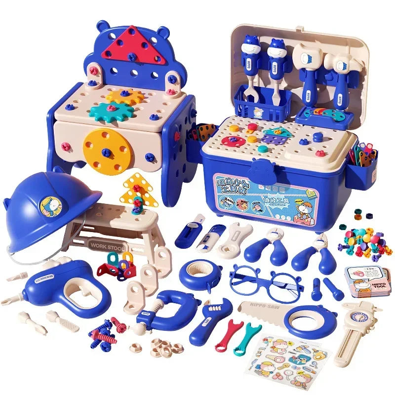 Tool Master Gereedschapskist | 3-in-1 Speelset voor Kinderen 3+ – Creativiteit en vaardigheden ontwikkelen 6