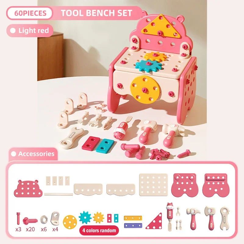 Tool Master Gereedschapskist | 3-in-1 Speelset voor Kinderen 3+ – Creativiteit en vaardigheden ontwikkelen 7