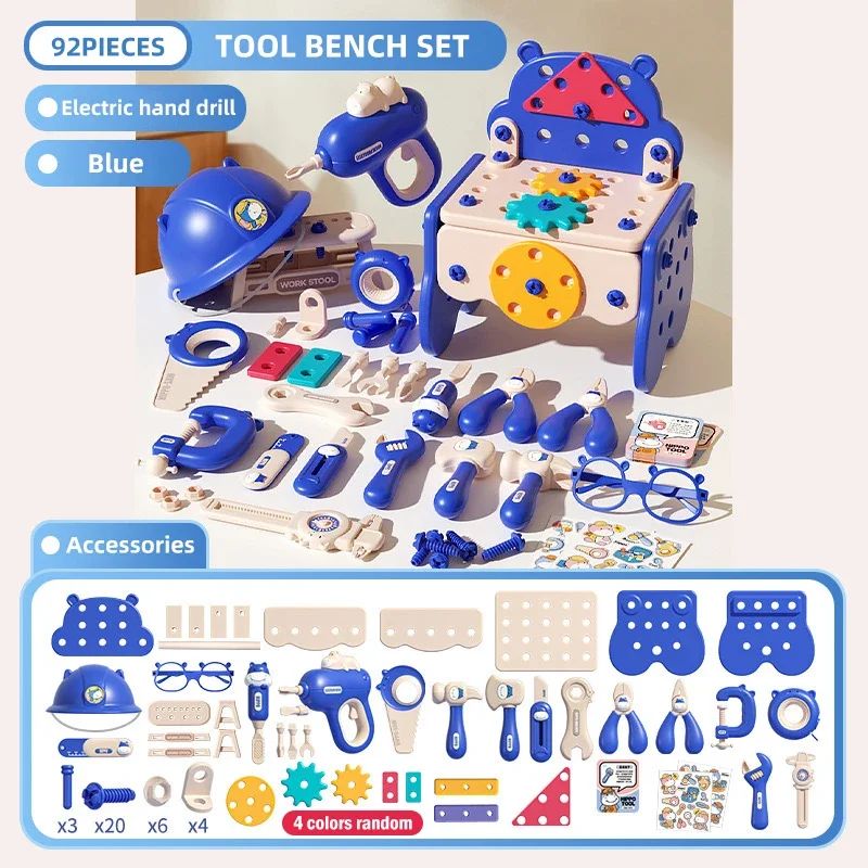Tool Master Gereedschapskist | 3-in-1 Speelset voor Kinderen 3+ – Creativiteit en vaardigheden ontwikkelen 8
