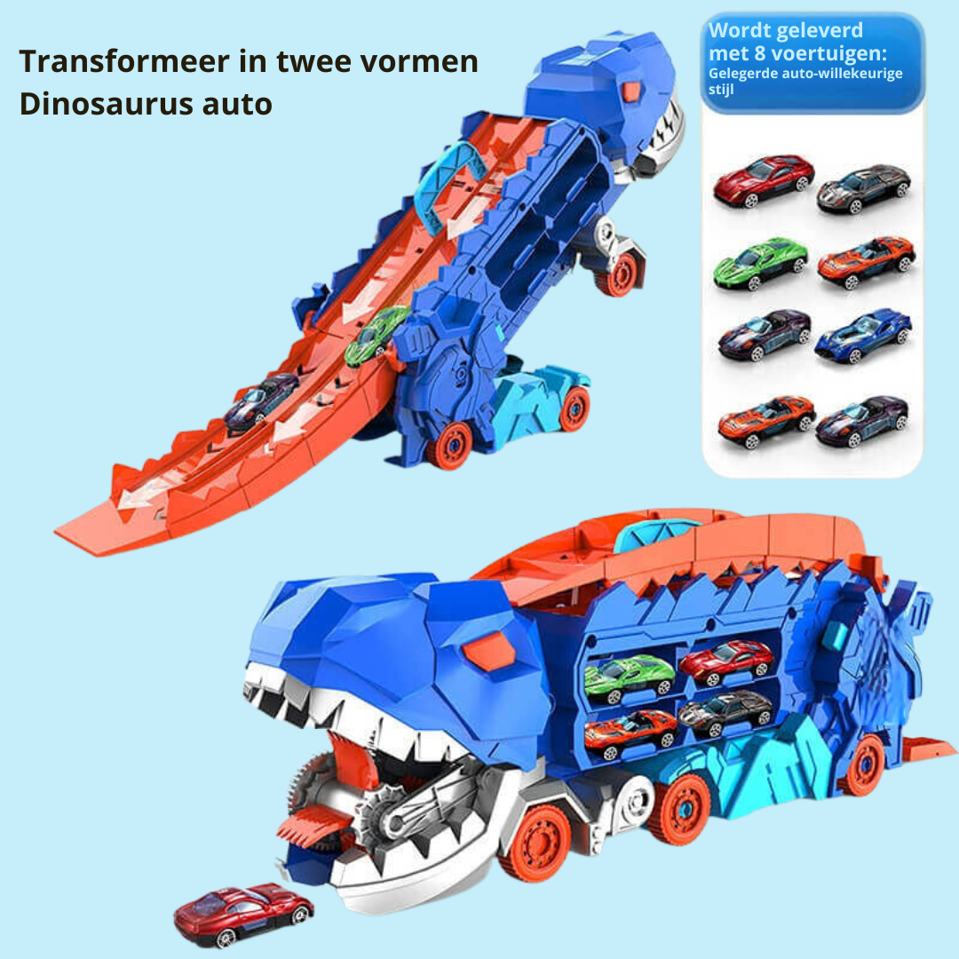 Jurassic Transporter™ | Ultieme speelervaring me raceauto's - Transformeerbare Dinosaurus Vrachtwagen