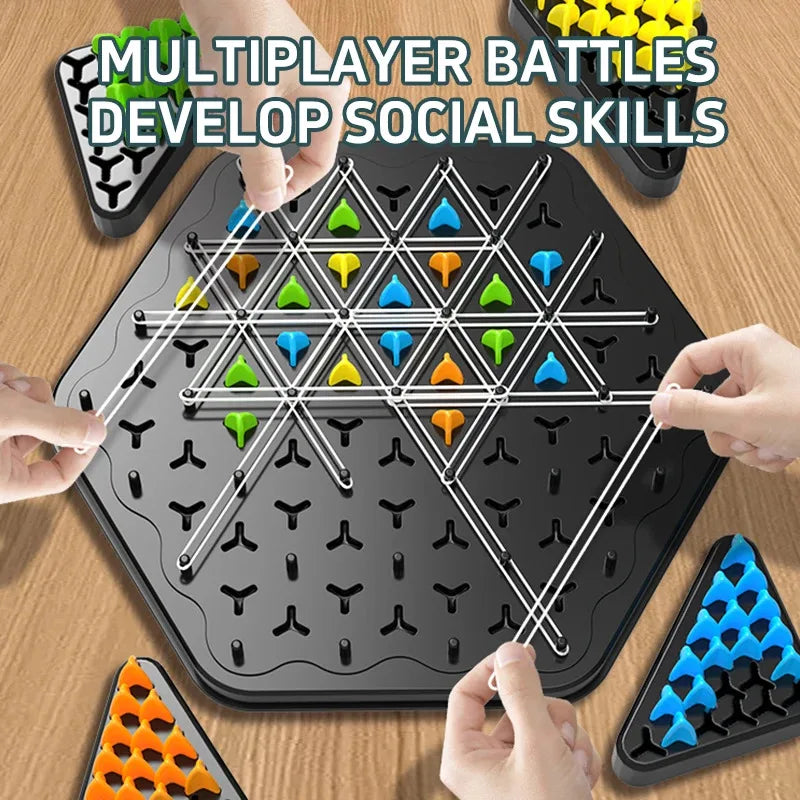 Triangle Tactics Bordspel | Strategisch Spel voor 2-4 Spelers, 8+ – Ontwikkel Je Denkvaardigheden en Samenwerking 3