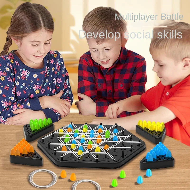 Triangle Tactics Bordspel | Strategisch Spel voor 2-4 Spelers, 8+ – Ontwikkel Je Denkvaardigheden en Samenwerking 6
