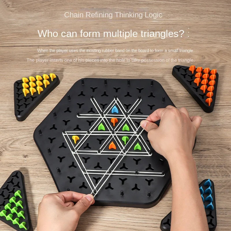 Triangle Tactics Bordspel | Strategisch Spel voor 2-4 Spelers, 8+ – Ontwikkel Je Denkvaardigheden en Samenwerking 7