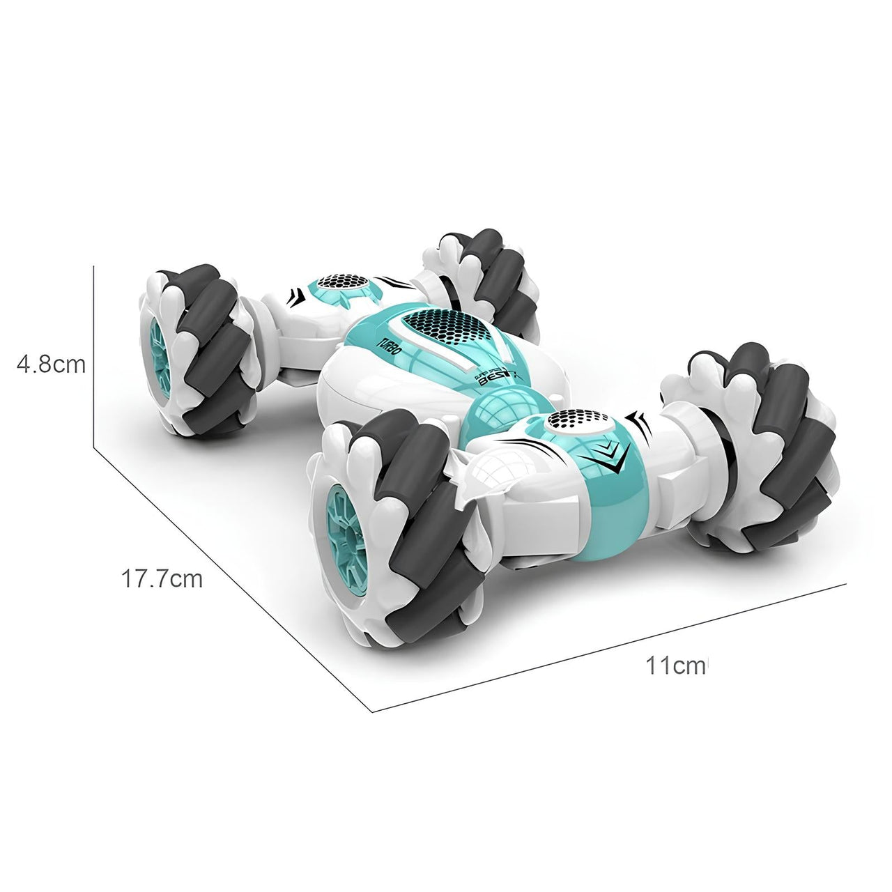 TurboTwist Stuntauto | 2-in-1 Afstandsbediening, 30 km/u – Urenlang stuntplezier voor jong en oud 5