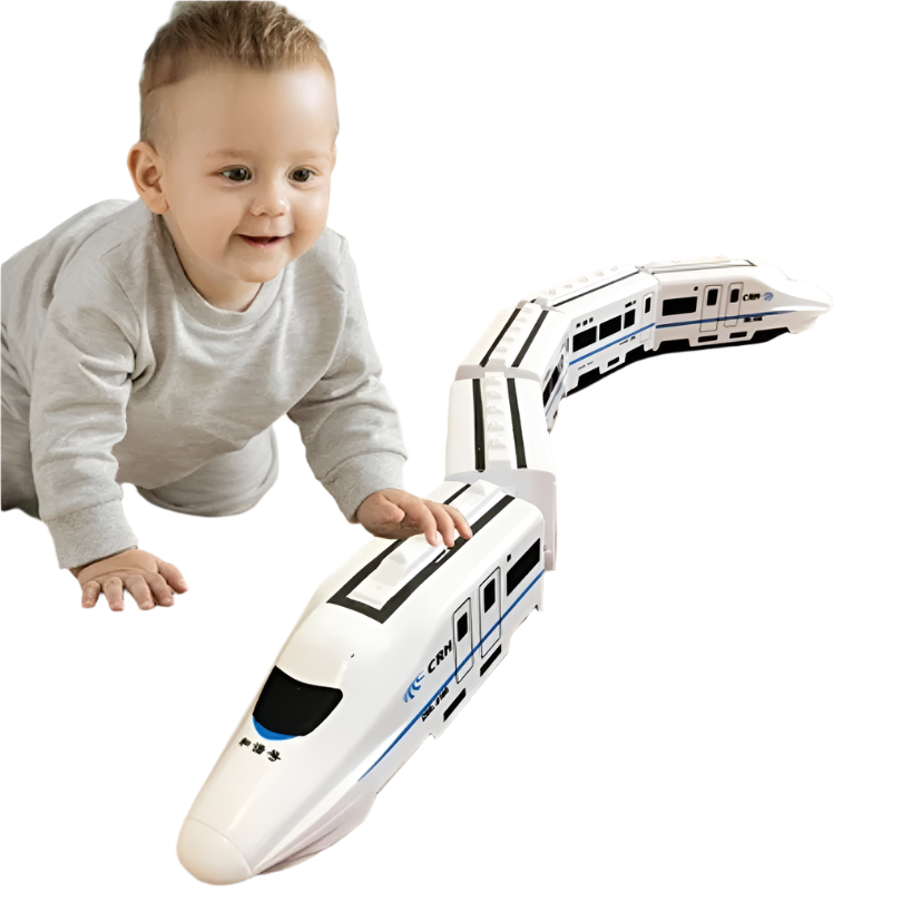 TrackyRide | Aventuras mágicas en tren - Tren de juguete eléctrico con luz y sonido