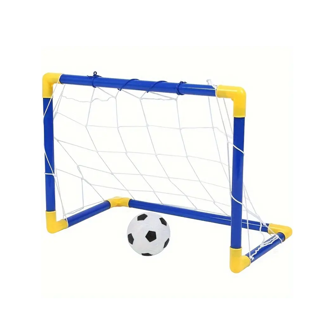 PlayGoal MiniSet | Actief speelplezier voor binnen en buiten - Draagbare voetbalset