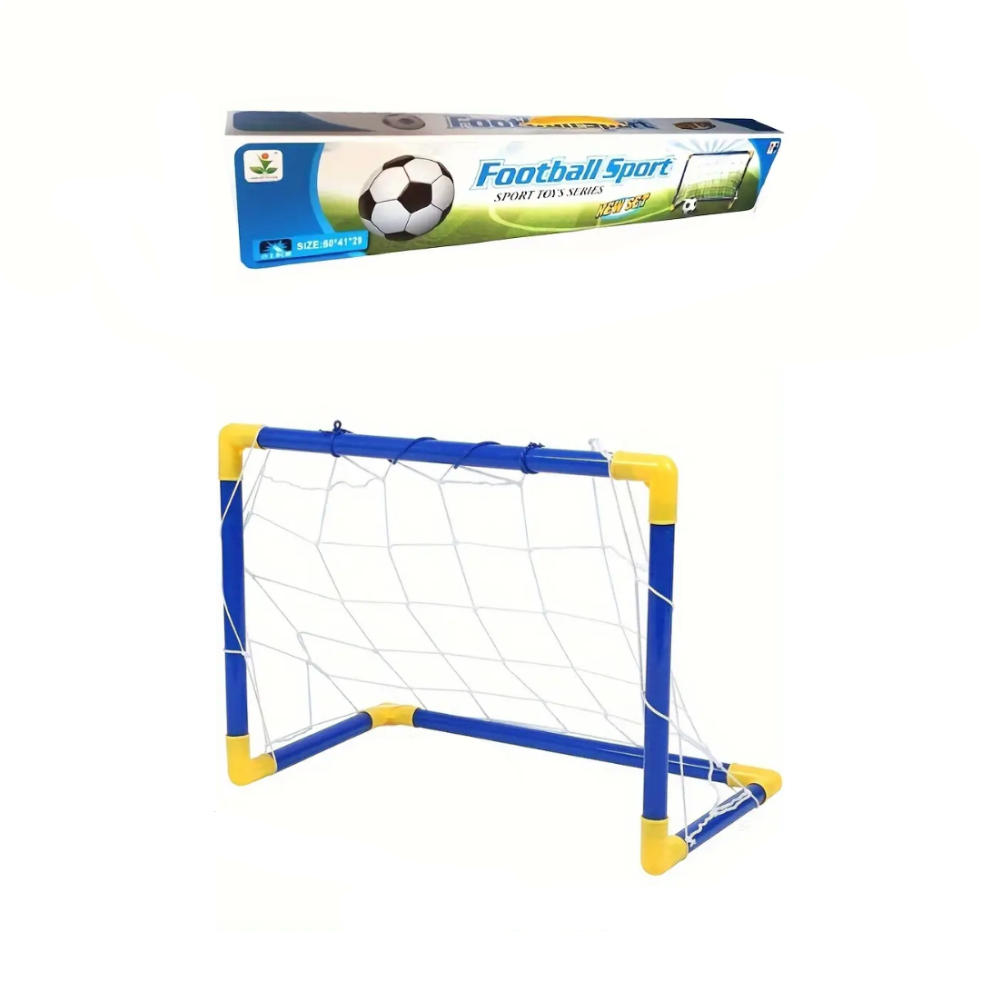 PlayGoal MiniSet | Actief speelplezier voor binnen en buiten - Draagbare voetbalset