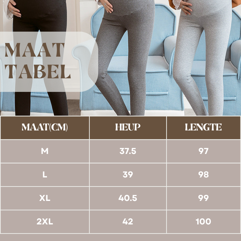 CozyBump™ | Komfort und Wärme für werdende Mütter - Warme Samt Schwangerschaftsleggings