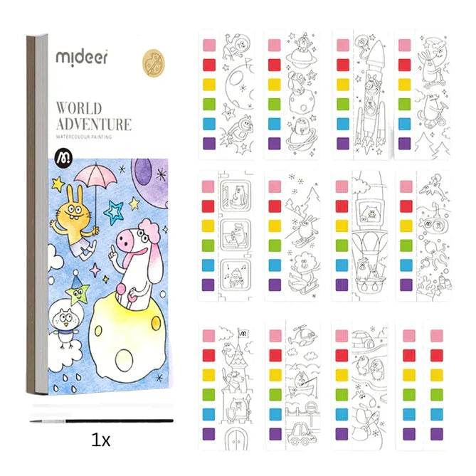 Watercolor Wonder | Ontdek de creatieve wereld van schilderen - Schilderboek voor kinderen