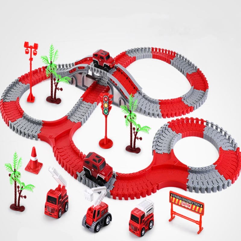 Toystar™ Flexible RaceTrack - Flexibele Railspoor Speelgoedset Racebaan