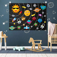 Thumbnail for Planetary Adventure Board | Ontdek het Universum - Educatieve Felt Board voor Kinderen