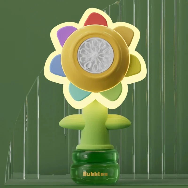 Blasenblüte | Magisches Blasenvergnügen - Automatische Sonnenblumen-Blasenmaschine