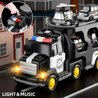 Thumbnail for RescueForce Truck | Laat je peuter heldhaftige reddingsmissies beleven - Politie vrachtwagen speelgoed met wrijvingstechnologie