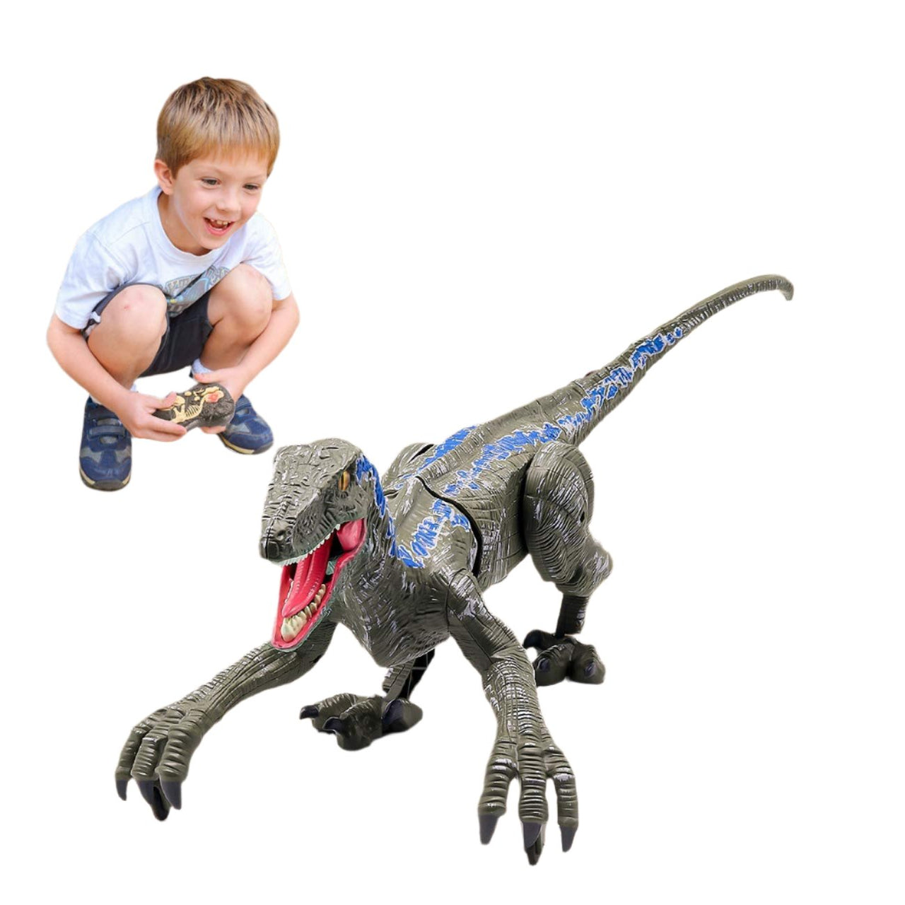 Remote Controlled Dinosaur | Afstandsbedienbare Dinosaurus Raptor voor Kinderen