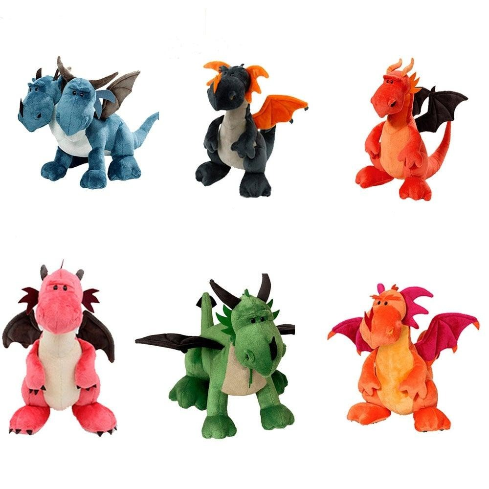 Knuffeldraak | Suave y resistente - Dragón de peluche con alas para diversión de abrazos