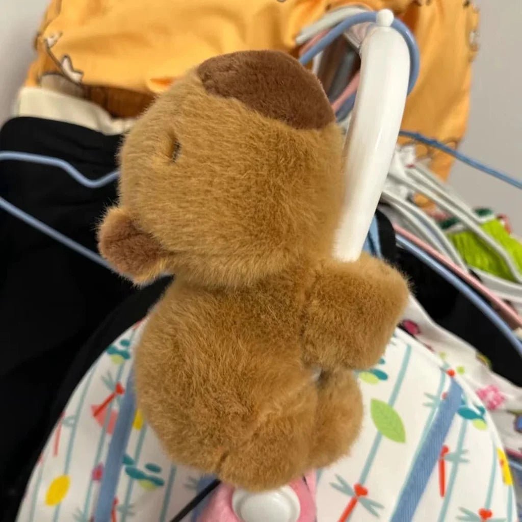CapyBaraCharm | Giocoso e carino - Portachiavi capibara da stringere con suono