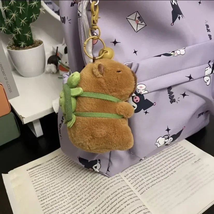 CapyBaraCharm | Giocoso e carino - Portachiavi capibara da stringere con suono