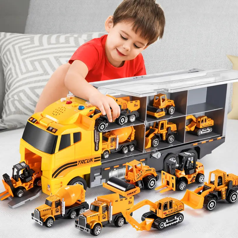 MiniMover | Diversión Creativa de Construcción para Niños - Set de Juguetes con Vehículos Diecast