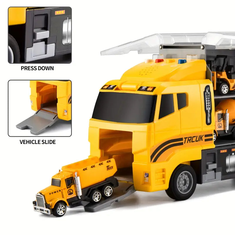MiniMover | Diversión Creativa de Construcción para Niños - Set de Juguetes con Vehículos Diecast