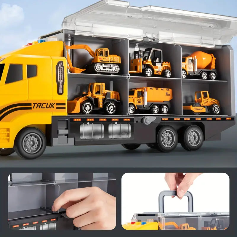 MiniMover | Diversión Creativa de Construcción para Niños - Set de Juguetes con Vehículos Diecast