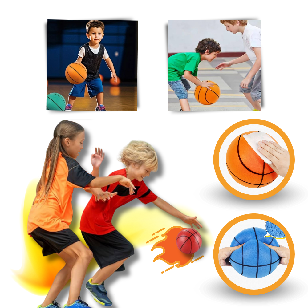 Baloncesto Silencioso | Baloncesto Silencioso y Ligero - Perfecto para Actividades en Interiores