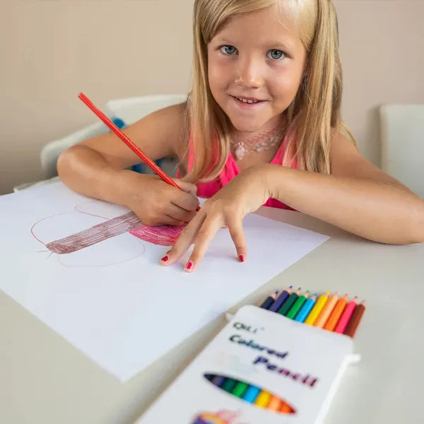 Farbwahn | Kreativität entfesseln - Premium 12-teiliges Buntstift-Set