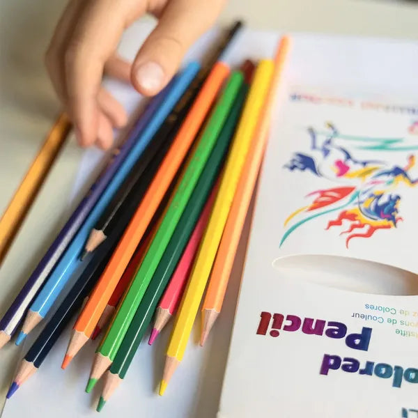 Farbwahn | Kreativität entfesseln - Premium 12-teiliges Buntstift-Set
