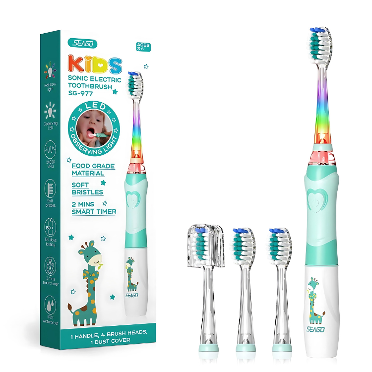 Happy Smile Kids Electric Toothbrush | Transformeer tandenpoetsen in een avontuur! - Veilig en Speels Schoonmaken