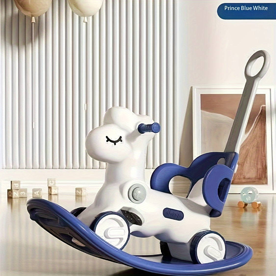 Shining Baby Rocking Horse | Magical fun for your little one - 2-in-1 Rocking Horse and Balance Bike