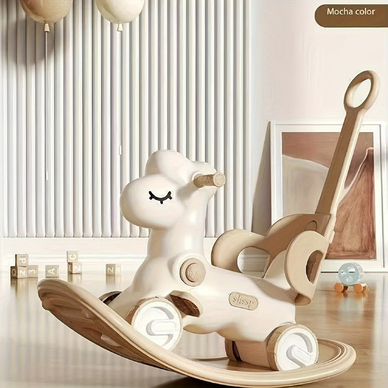 Shining Baby Rocking Horse | Magical fun for your little one - 2-in-1 Rocking Horse and Balance Bike