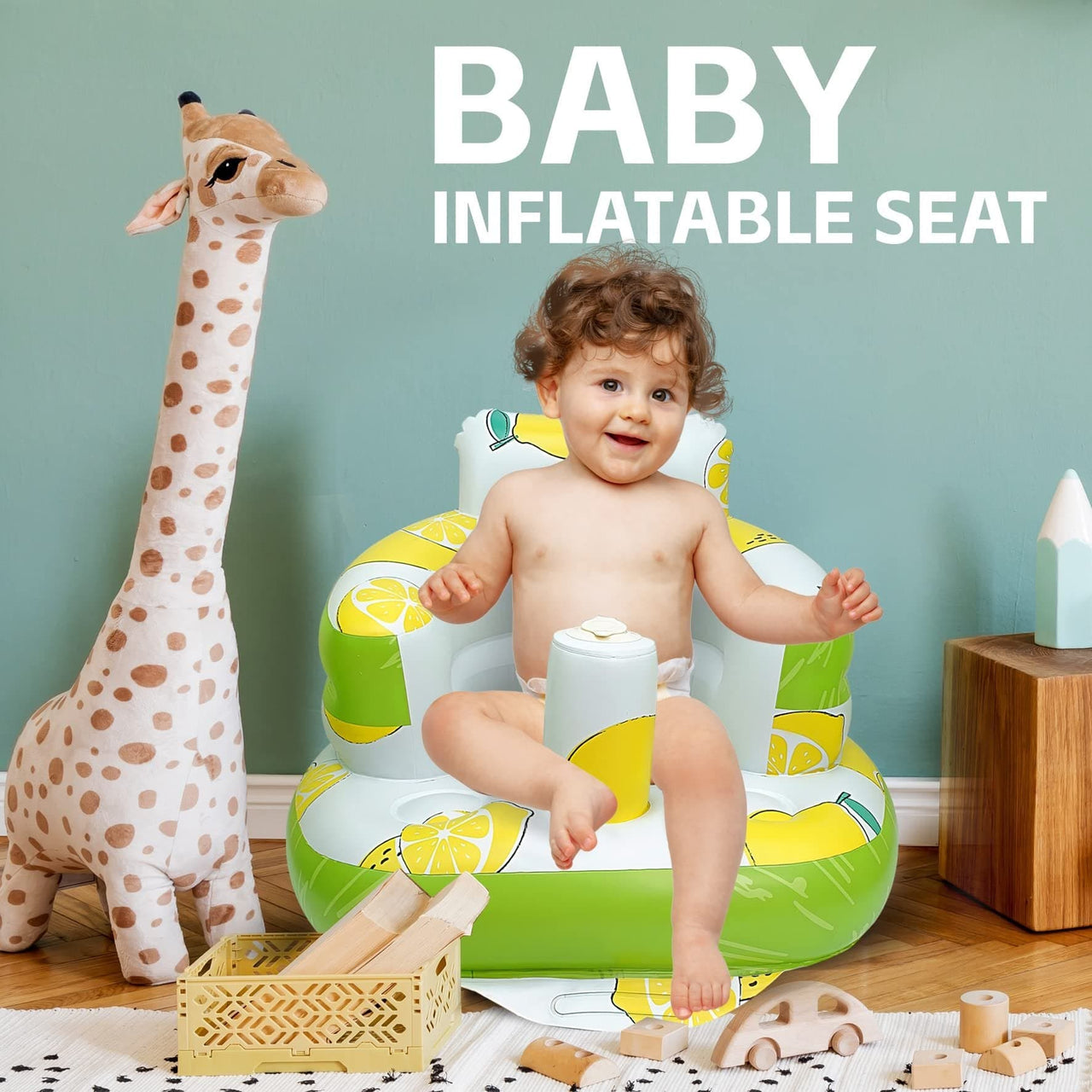 AirNest Baby Lounger | Veilige Ondersteuning - Opblaasbare Babystoel