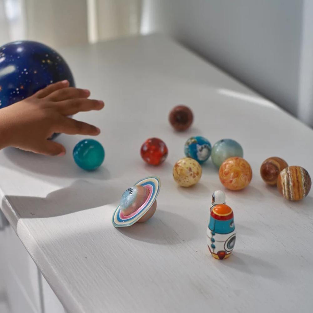 CosmoCraft | Zonnestelsel Beleven - Houten Educatief Speelgoed