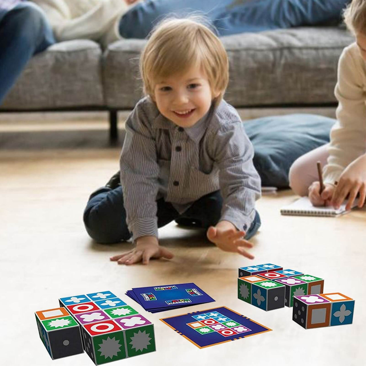 EcoToys Brain Buddy Puzzle | Ontwikkel slimme vaardigheden - Leuke educatieve kaarten voor kinderen