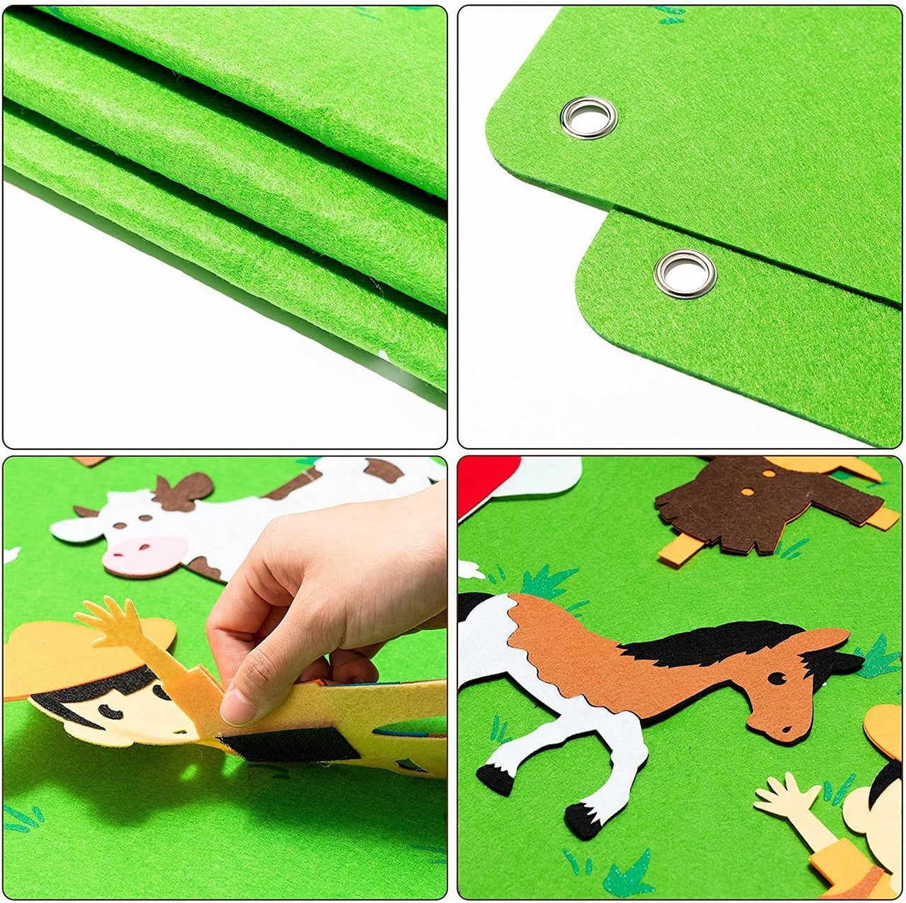 Tablero de cuentos de granja | Crea magia con historias - Juguete educativo para niños pequeños