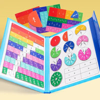 Thumbnail for Magnetix NumiBook | Aprender jugando – Juego Montessori de fracciones con conjunto de cálculo magnético