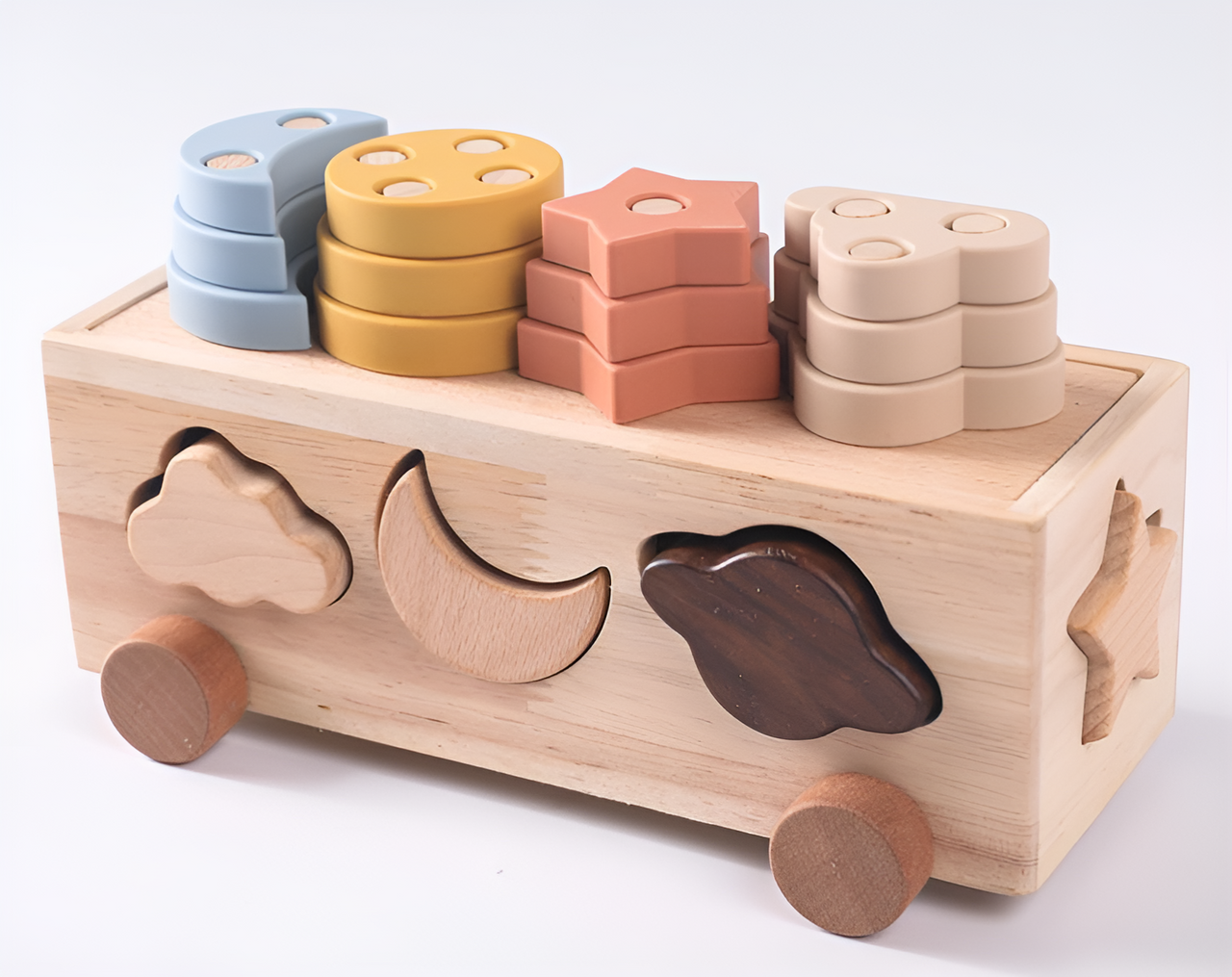 StackiPlay | Inspireer Creativiteit - Montessori Silicone Stapelspeelgoed