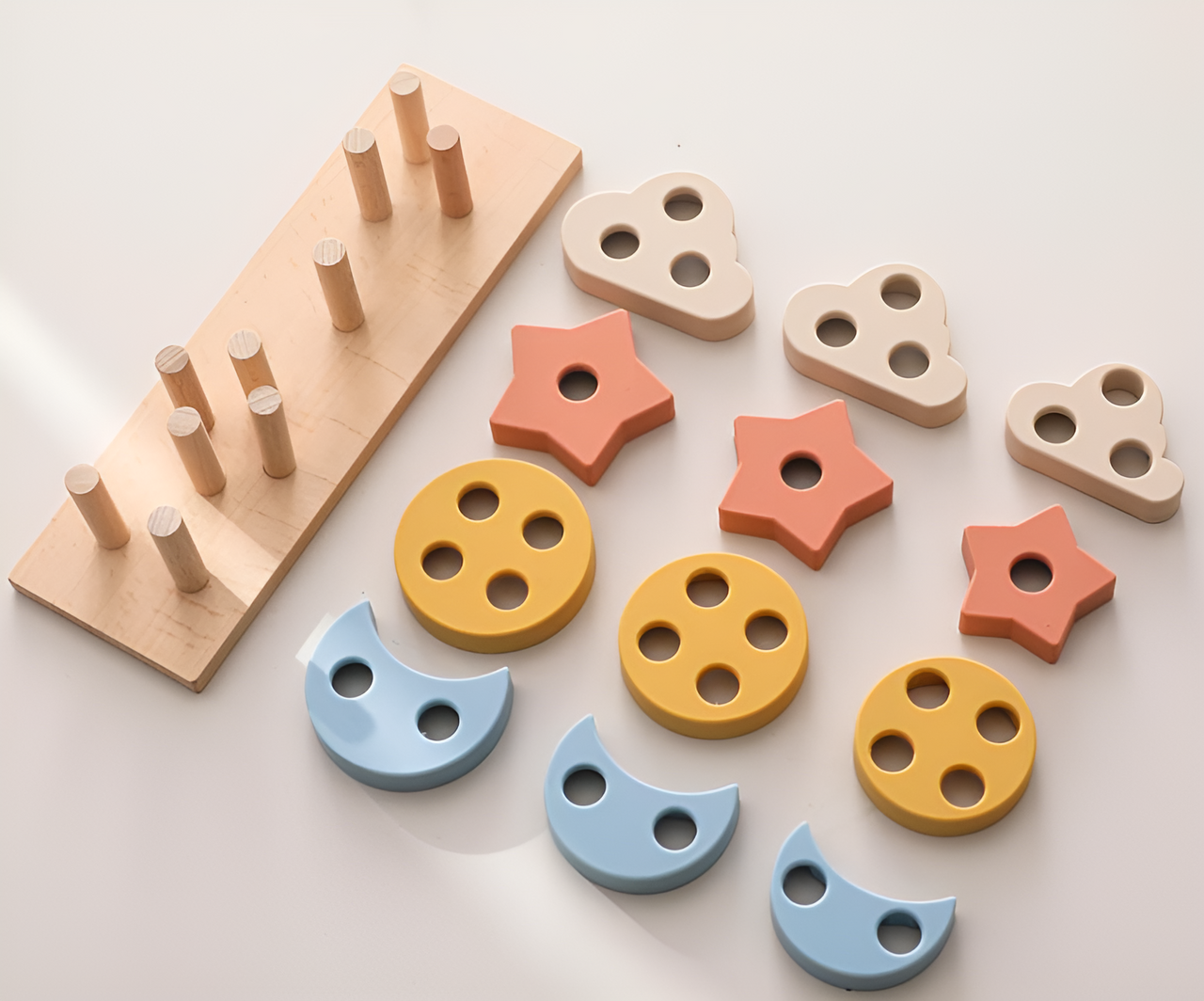 StackiPlay | Inspireer Creativiteit - Montessori Silicone Stapelspeelgoed