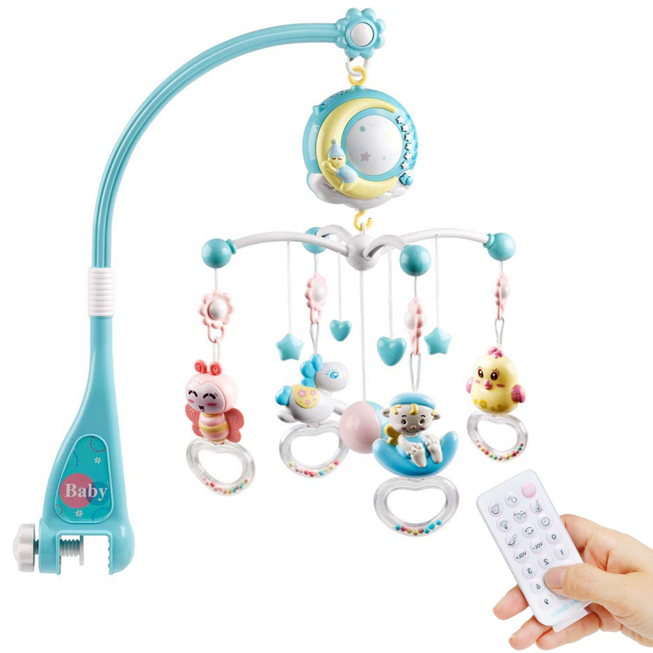 DreamStar Baby Mobiel | Brengt rust en magie naar de wieg - Ontspannend en stimulerend speelgoed