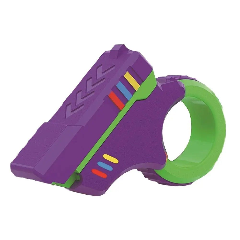 SpinRelief | Rilassati e concentrati - fidget per dita stampato in 3D con texture