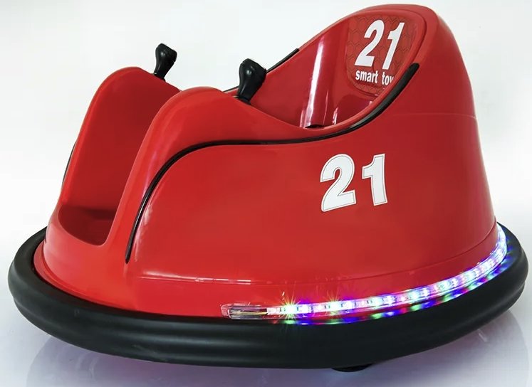 Bump & Spin | Diversión de conducción salpicante - Coche eléctrico de choque para niños pequeños