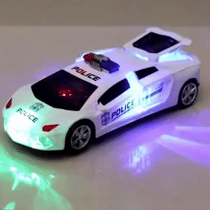 Elektrisch Flitsende Auto | Veel Plezier - Geluid en Licht voor Speelplezier