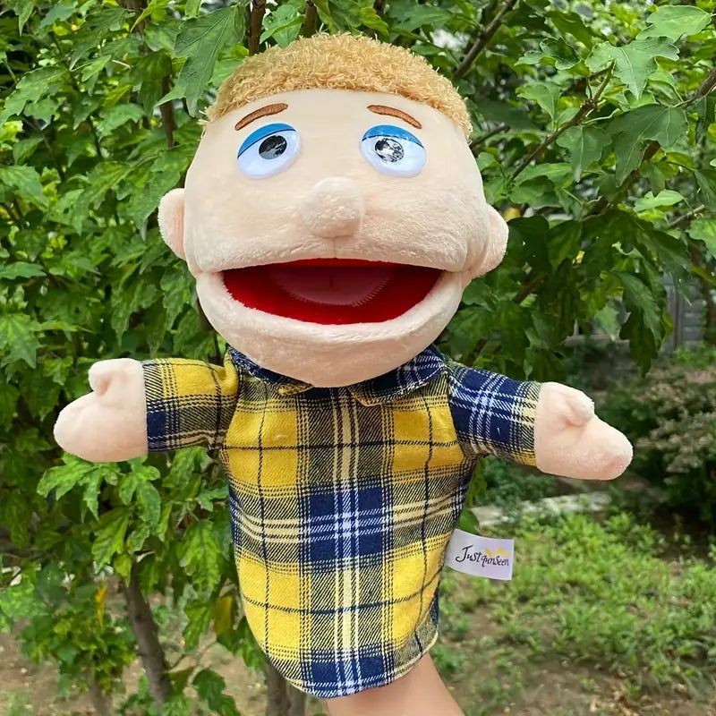 Handpuppenspaß | Magisches Puppenspiel - Weiche Plüsch-Handpuppe für interaktiven Spielspaß
