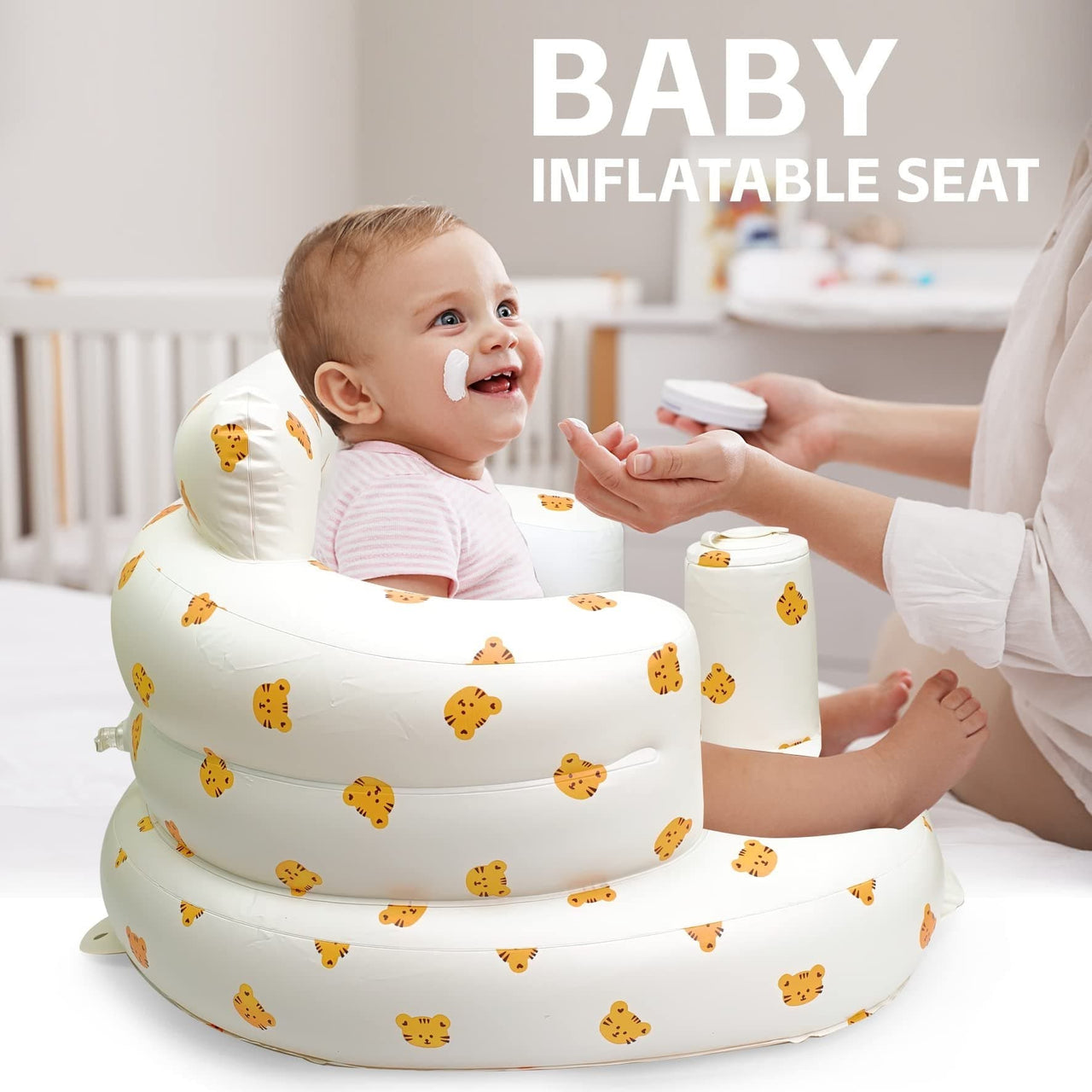 AirNest Baby Lounger | Veilige Ondersteuning - Opblaasbare Babystoel