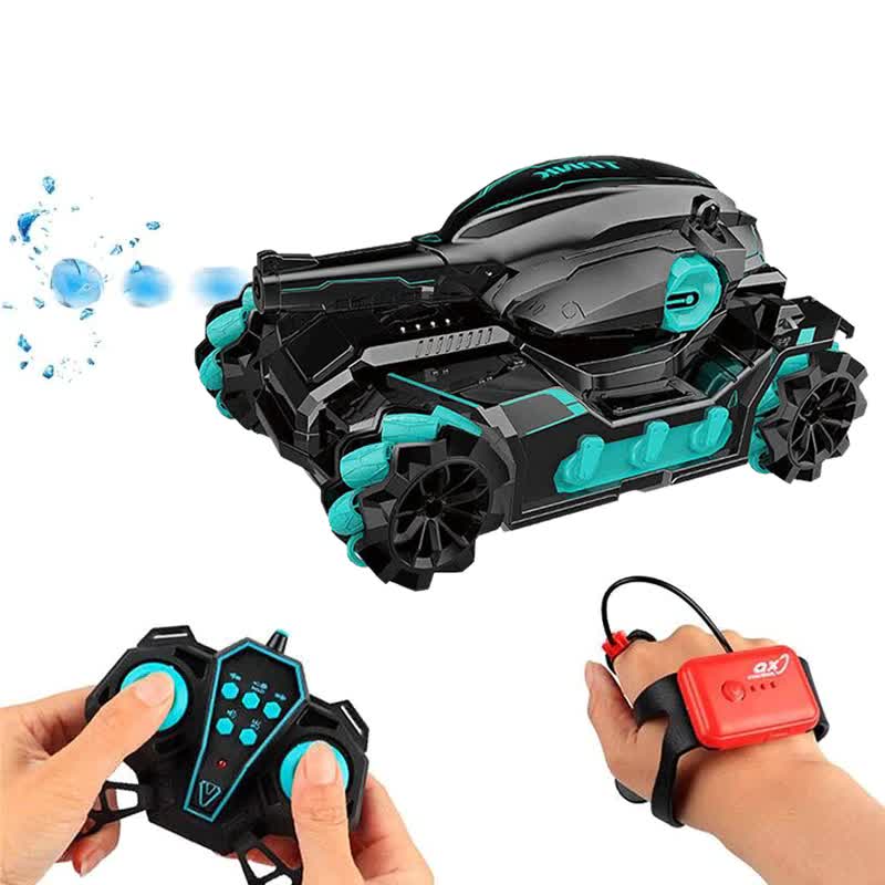 AquaBlast | La experiencia definitiva de batalla de agua - Tanque RC con control por gestos y lanzador de bombas de agua!